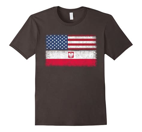 polish american flag t shirt poland pride polska heritage cl colamaga