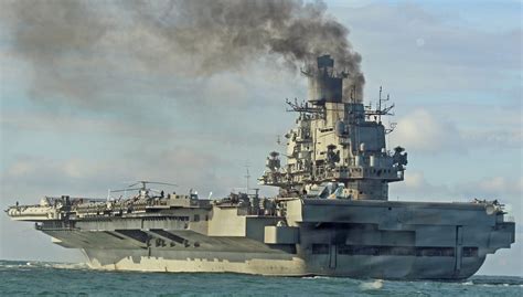 This Picture Shows Why Russias Aircraft Carrier Can Be Seen From Miles