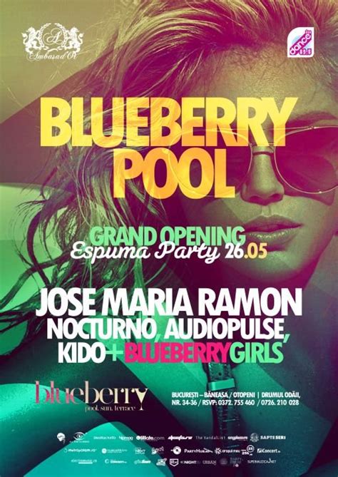 Grand Opening Espuma Party Blueberry Pool