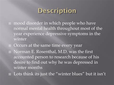 Ppt Seasonal Affective Disorder Powerpoint Presentation Free