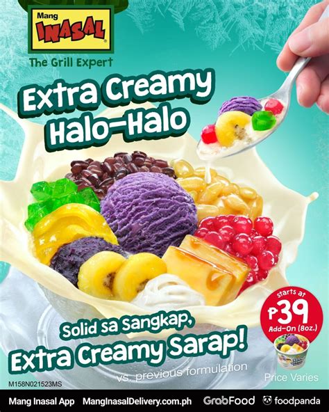 Celebrate “summer Sarap” With Mang Inasal Extra Creamy Halo Halo