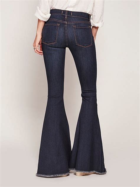 Denim Super Flare Jeans In 2021 Super Flare Jeans Flair Jeans Outfit