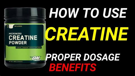 How To Use Creatine Creatine Benefits Creatine Supplement