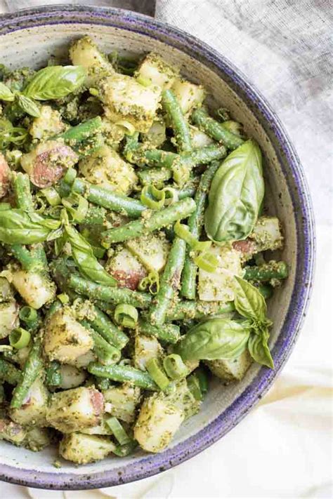 Pesto Potato Salad With Green Beans The Happier Homemaker