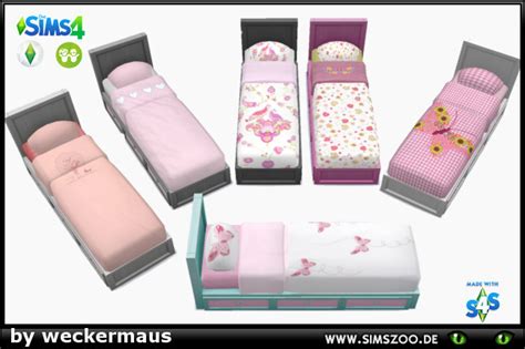 Blackys Sims 4 Zoo Bed Recolours By Weckermaus Details And