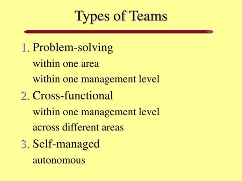 What Are The 6 Major Types Of Team Building?