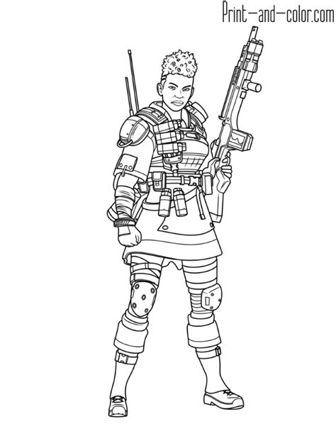 Search through more than 50000 coloring pages. Apex Legends coloring pages | Coloring pages, Legend ...