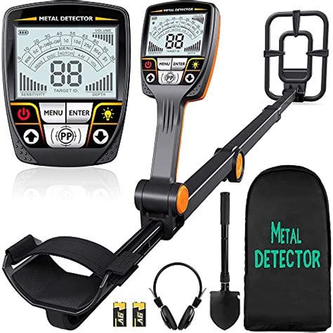 Foldable Metal Detector For Adults Professional Waterproof Gold Silver
