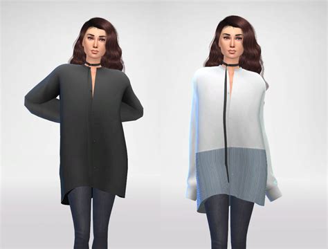 Sims 4 Oversized T Shirt