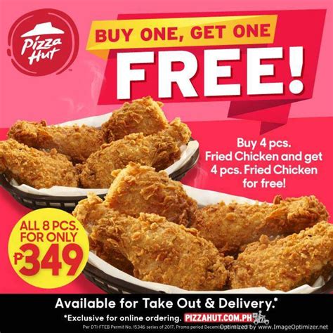 Can i choose when i want to. Pizza Hut's Buy One, Get One Free Promo Until Dec. 20, 2017