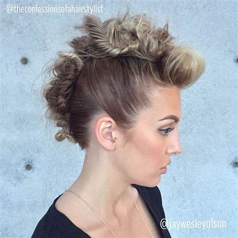 23 Faux Hawk Hairstyles For Women Page 2 Of 2 Stayglam