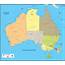 Australia Political Map  Graphic Education