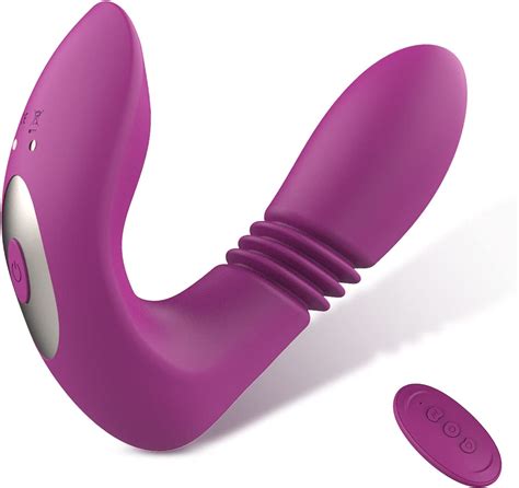 G Spot Clitoris Vibrators With Shock Function Dildo Massager With Dual Motor Rechargeable