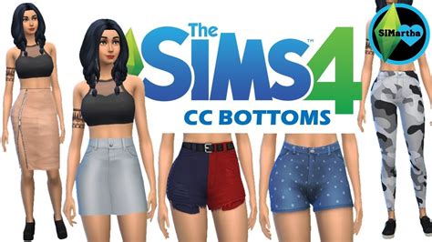 The Sims 4 Maxis Match Cc Showcase Bottoms 9 Cc Links Youtube