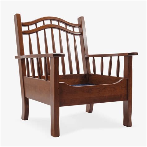 Handcrafted Wooden Armless Bowback Settee | Hunt Country Furniture