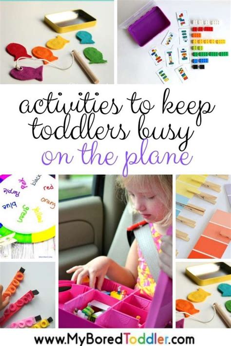 Activities To Keep Your Toddler Busy On A Plane My Bored Toddler