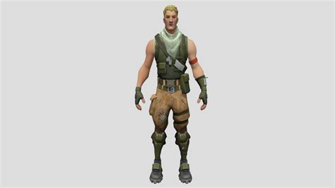 Jonesy Fortnite Rigged Download Free 3d Model By Cat Daddy Magic