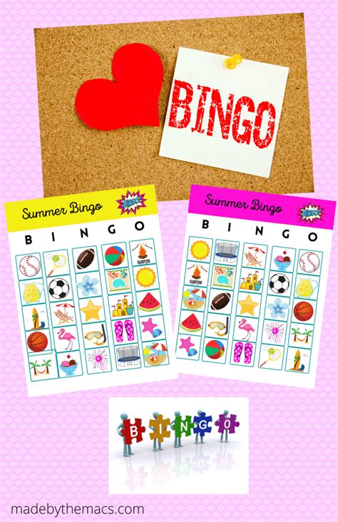 Super Fun Free Printable Summer Bingo Game 1 Activity To Play With