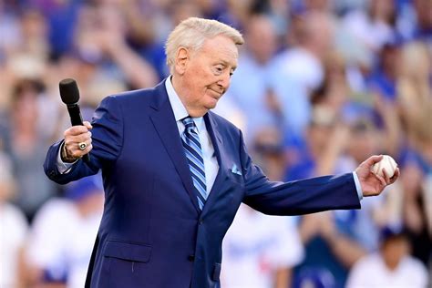 La Dodgers To Honor Vin Scully With Patch Pre Game Ceremony Set For