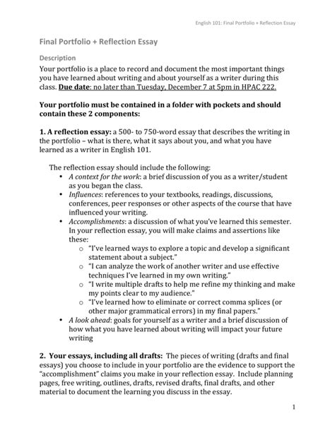 How To Write A Reflective Essay About Yourself How To Write A