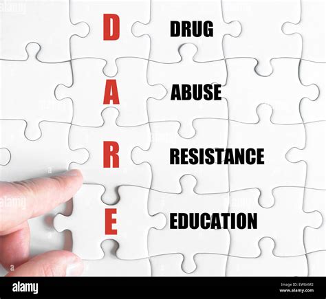 Concept Image Of Business Acronym Dare As Drug Abuse Resistance