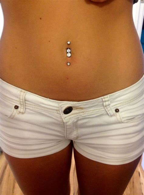 My Double Navel Piercing Inverted Navel Bottom Navel Belly Button