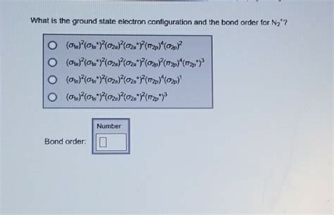Solved 19 complete the following chart in order from le. Solved: What Is The Ground State Electron Configuration An ...
