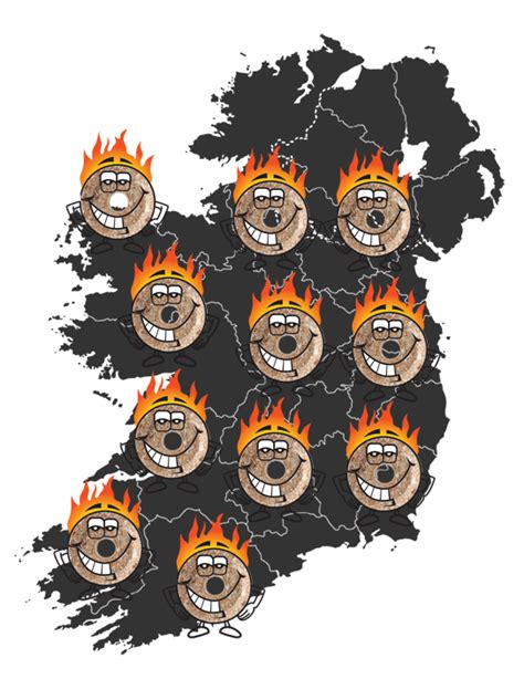Map Ireland Waxies Lets Get This Fire Started