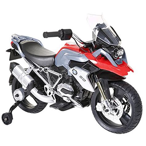 He gets a new bmw 1200 gs motorcycle but he has to unbox it. ROLLPLAY Premium Electric Motorcycle, For Children 3 Years and Older, Up to 35 kg, 12-Volt ...