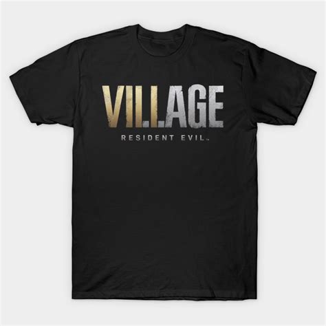 Resident Evil 8 Village Logo Symbol Resident Evil T Shirt Teepublic