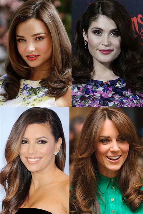 Brunette Celebrities Celebs With Brown Hair