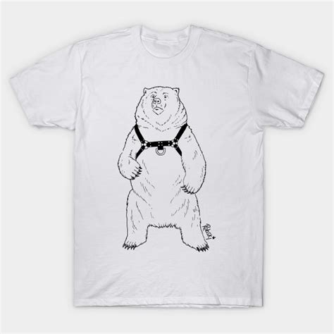 Leather Bear Gay T Shirt TeePublic