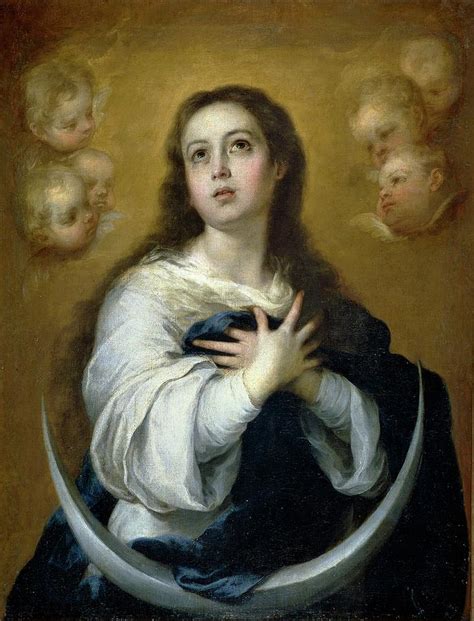 The Immaculate Conception Ca 1662 Spanish School Oil On Canvas