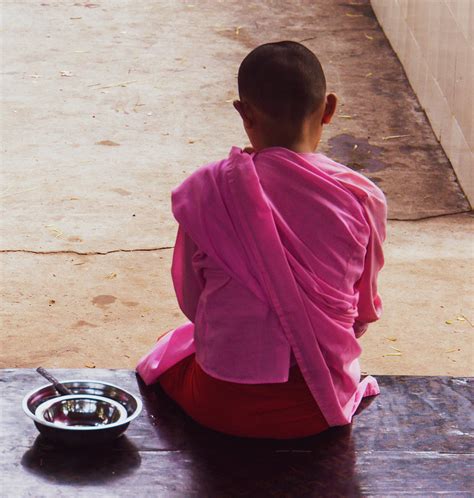Burmese Girl Waiting For Lunch Photograph By Ann Moore Fine Art America