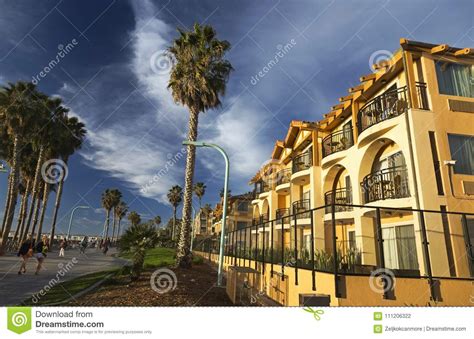 Luxury Waterfront Hotel Pacific Beach San Diego California Editorial