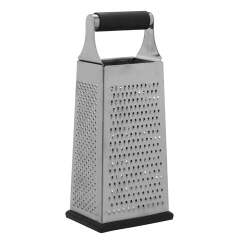 Craft Kitchen 4 Sided Stainless Steel Box Grater With Soft Grip Comfort