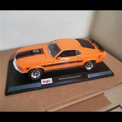 1970 Ford Toys 97 Ford Mustang Mach 1 428 Twister Special Orange