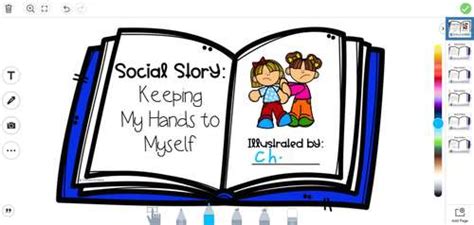 Seesaw Social Story Keeping My Hands To Myself By Created By Chelsea