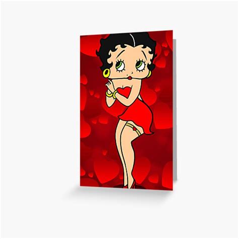 Betty Boop Greeting Card By Mystery328 Redbubble