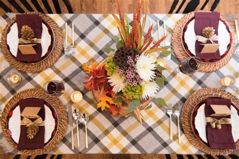 65 thanksgiving table setting ideas hgtv