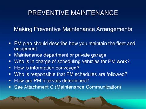 Ppt Preventive Maintenance Powerpoint Presentation Free Download