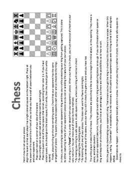 6 different pieces in chess, each with different abilities. Chess Cheat Sheet | Chess, Chess basics, How to play chess