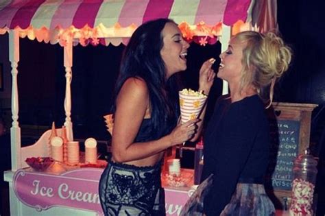 In Pictures Hollyoaks Jorgie Porter And Steph Davis Party On A String