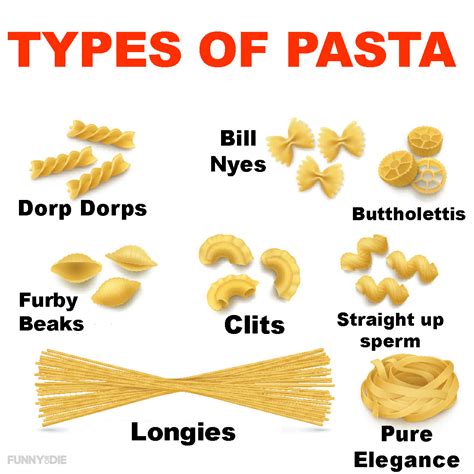 Types Of Pasta Tumblr