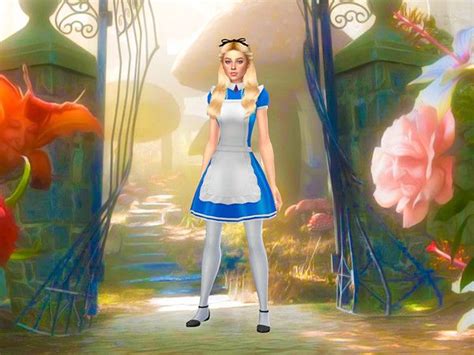 Katverseccs Alice In Wonderland Cas Background 1 Sims 4 Mods Clothes
