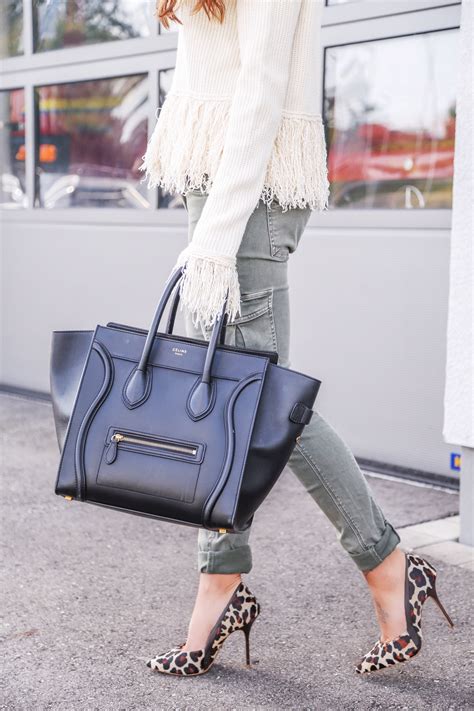 Outfit Fringe Sweater Leo Pumps Cargo Jeans Fashionhippieloves