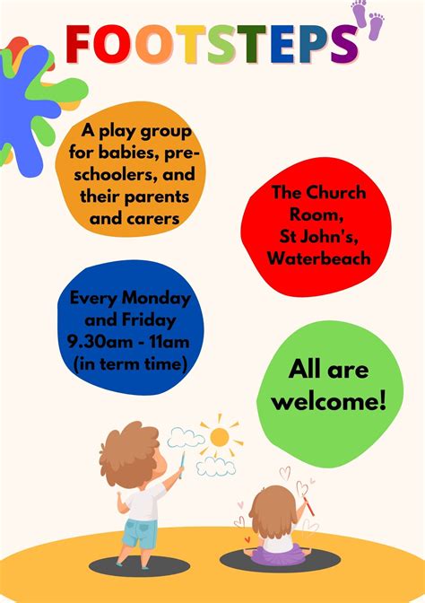 Footsteps Baby And Toddlers Group St John The Evangelist Waterbeach