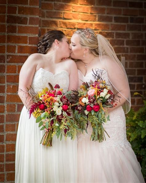 Lesbian Wedding Lesbian Marriage Lesbian Wedding Strapless Wedding