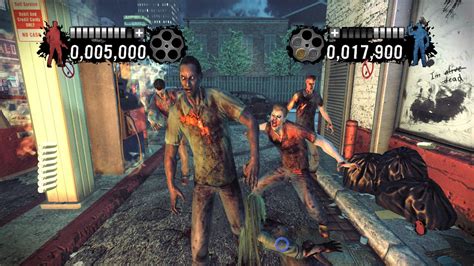 That game was house of the dead. since it was recently released for the pc, there are some problems like glitches on the enemies and youreself which don't show much. House of the Dead: Overkill - Extended Cut (PS3 ...