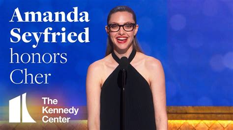 Amanda Seyfried On Meeting Cher Kennedy Center Honors YouTube